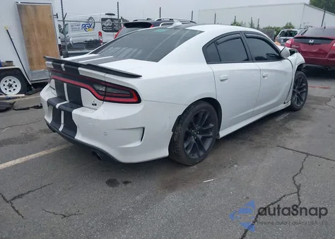 2021 Dodge Charger Scat Pack Rwd из США, поврежденный, VIN 2C3CDXGJ7MH508822